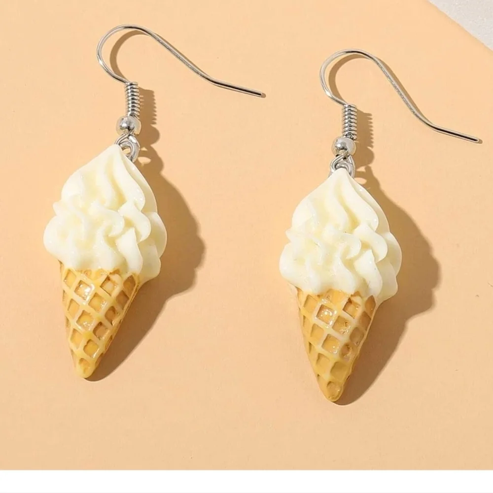 Ice Cream Cone Earrings